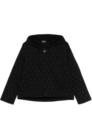 Emporio Armani Felpa con cappuccio e logo