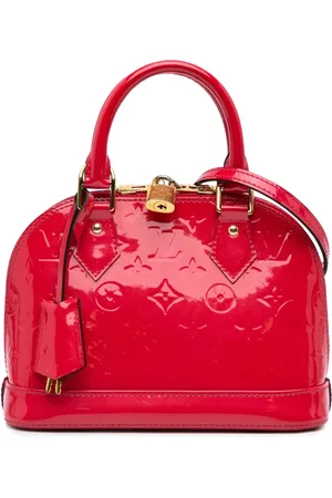LOUIS VUITTON Borsa a tracolla Alma BB in pelle Vernis con monogramma 2016