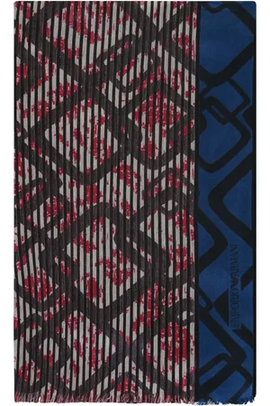 Emporio Armani Foulard con stampa astratta