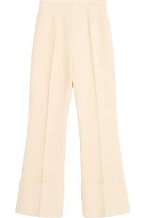VALENTINO GARAVANI Pantaloni sartoriali in crêpe couture