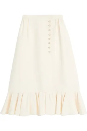 VALENTINO GARAVANI Gonna Crepe Couture midi