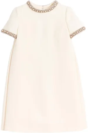 VALENTINO GARAVANI Abito Crepe Couture corto con ricamo