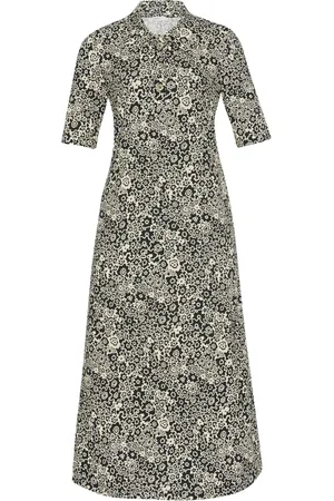 ROSETTA GETTY Abito midi con stampa a fiori