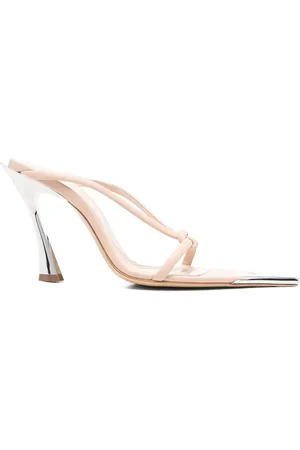 MUGLER Mules in pelle con nodo 95mm