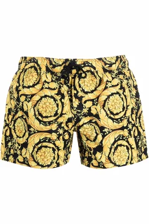 VERSACE Shorts con stampa barocca