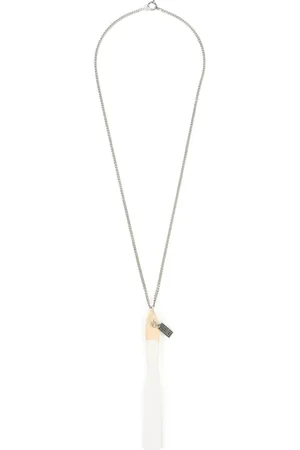 Maison Margiela Collana con pendente e grafica numerica