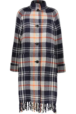 Kenzo Cappotto a quadri in lana