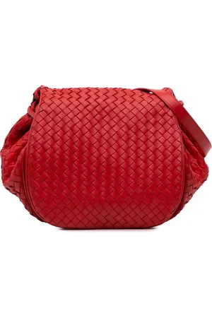 Bottega Veneta Borsa a tracolla Intrecciato in nappa con battente 2012-2024