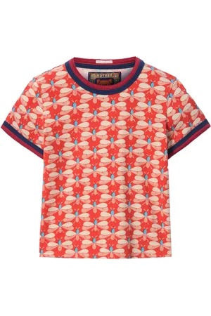 La DoubleJ X Mother T-shirt Itty Bitty Double Binding Ringer