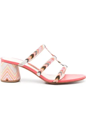 Missoni Sandali con motivo a zigzag 55mm