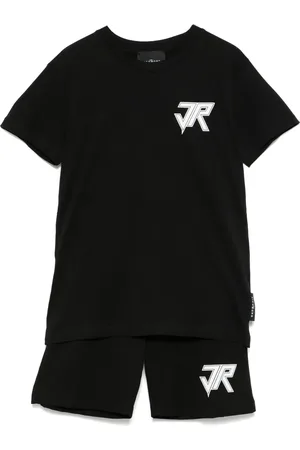 John Richmond Set con shorts e logo (2 pezzi)