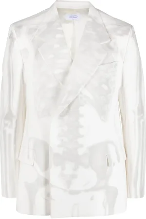 OFF-WHITE Blazer doppiopetto con stampa X-Ray