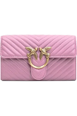 Pinko Portafoglio Love One trapuntato con catena