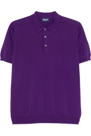 DRUMOHR Polo in cotone con ricamo logo