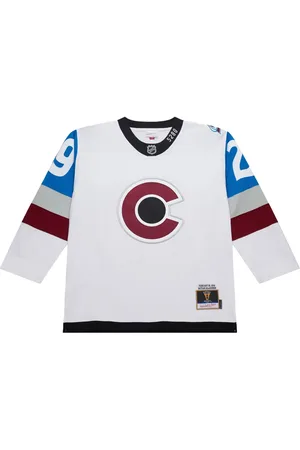 Mitchell & Ness Top 2016 Nathan MacKinnon Colorado Avalanche Stadium Series Power Play "White"
