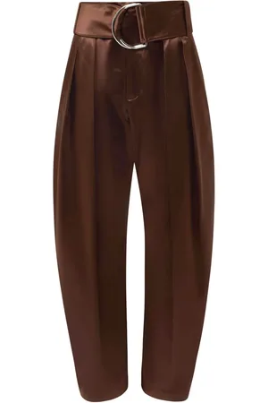 J.W.Anderson Pantaloni con pieghe e anelli a D