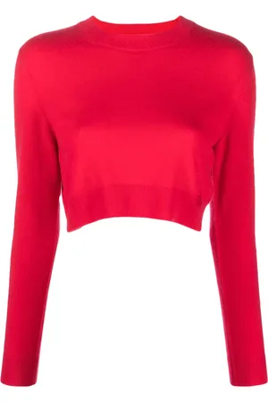 Patou Maglione crop con ricamo