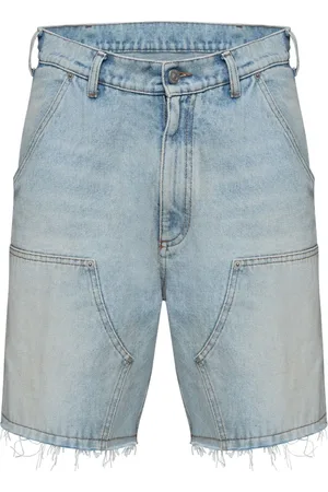 Maison Margiela Shorts denim con grafica numerica