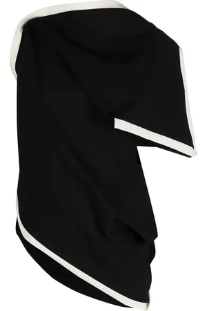 Issey Miyake Blusa Assembled asimmetrica drappeggiata