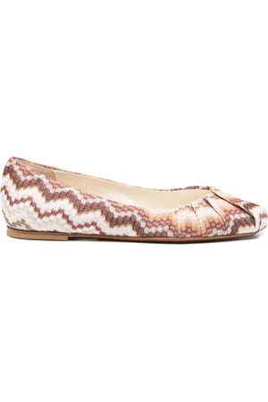 Missoni Ballerine con motivo a zigzag