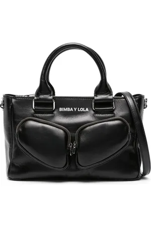 Bimba y Lola Borsa tote media in pelle