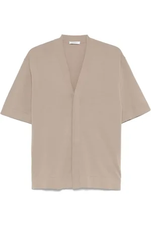 Paolo Pecora Cardigan in cotone a maniche corte