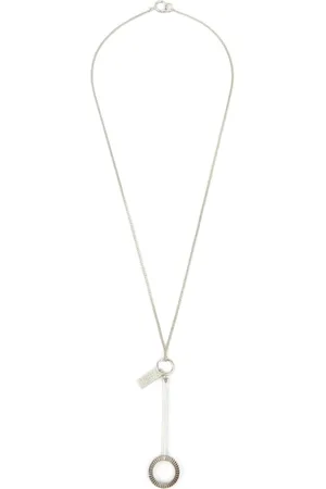 Maison Margiela Collana con pendente e grafica numerica