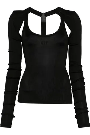 OFF-WHITE Top con applicazione