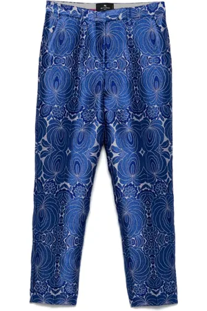 Etro Pantaloni con effetto jacquard
