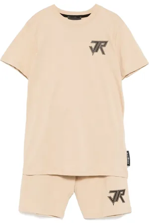 John Richmond Set con shorts e logo (2 pezzi)