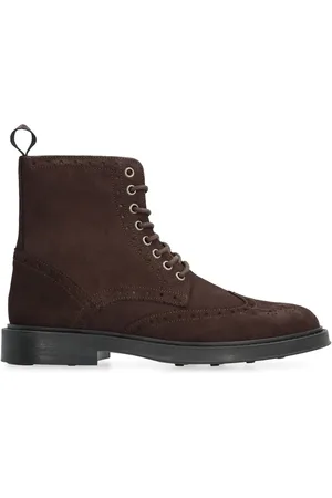 Bruno Magli Stivaletti stile brogue in pelle scamosciata