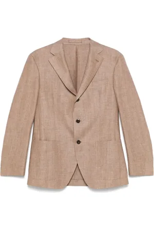 LUIGI BIANCHI MANTOVA Blazer con motivo spigato