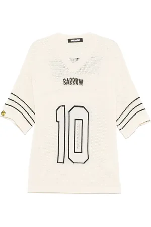BARROW T-shirt con logo a intarsi