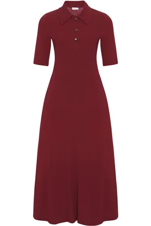 ROSETTA GETTY Abito modello polo in cotone biologico