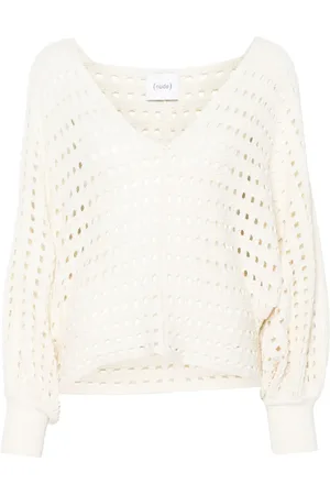 NUDE Maglione in maglia traforata