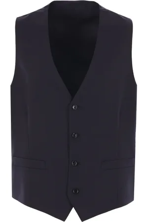 LARDINI Gilet monopetto in seta