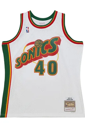 Mitchell & Ness Top 1995/96 Hardwood Classics Shawn Kemp Seattle SuperSonics "White"