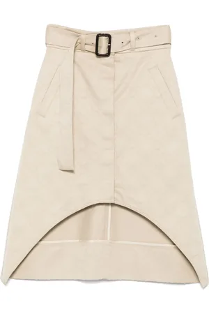 Givenchy Gonna midi asimmetrica con monogramma 72