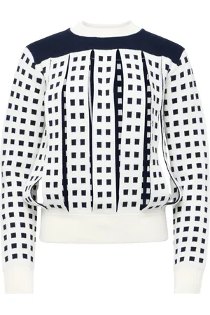 J.W.Anderson Maglione in jacquard con cut-out