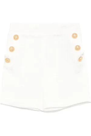 Balmain Shorts sportivi con monogramma PB