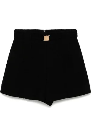 JUUN.J Shorts a vita alta con cintura