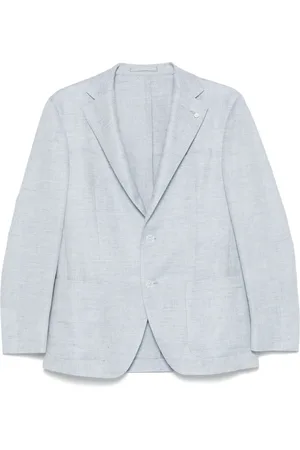LUIGI BIANCHI MANTOVA Blazer con motivo spigato