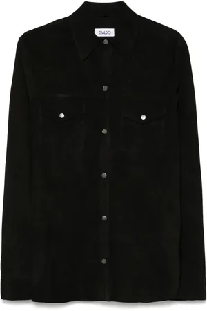 ERALDO Camicia in pelle scamosciata