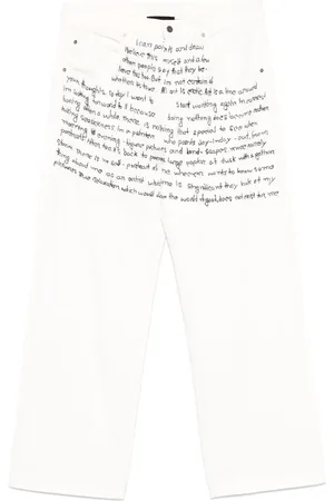 Glass Cypress Jeans con ricamo