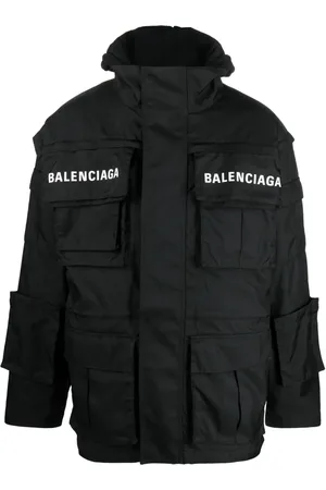 Balenciaga Parka oversize con stampa