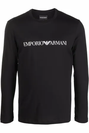 Emporio Armani T-shirt a maniche lunghe con stampa