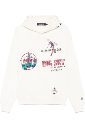 Billionaire Boys Club Felpa World Ski Popover con cappuccio