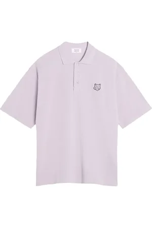 Maison Kitsuné Polo con applicazione Bold Fox Head