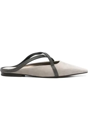 Brunello Cucinelli Slippers con catena Monili