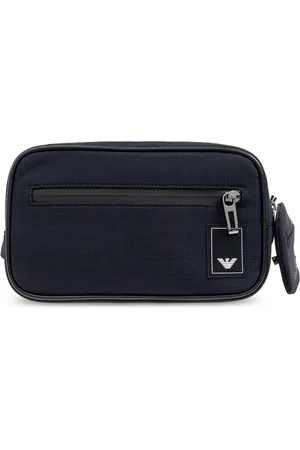 Emporio Armani Borsa messenger con applicazione